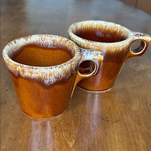 Hull Coffee Mugs, Vintage, Set of 2